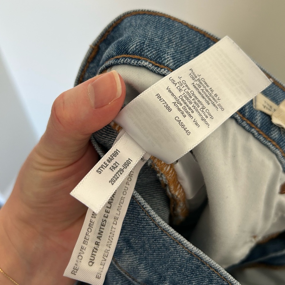 Madewell The Perfect Vintage Jean Medium Wash Size 31 - Picture 10 of 11